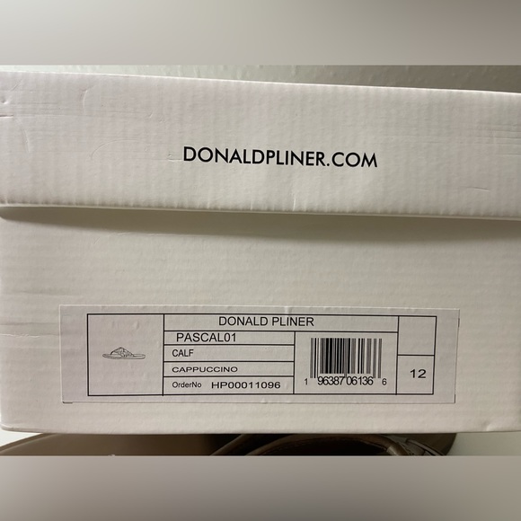 Donald Pliner Men’s Woven Leather Strap Sandal size 12 M Brown ~ Brazil ￼~ New - Picture 10 of 10